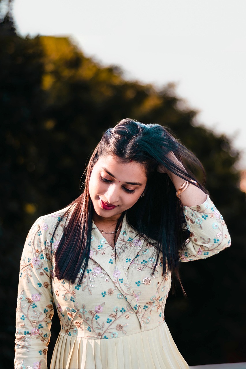 Portrait of a young Indian woman used in the Buddy hero section